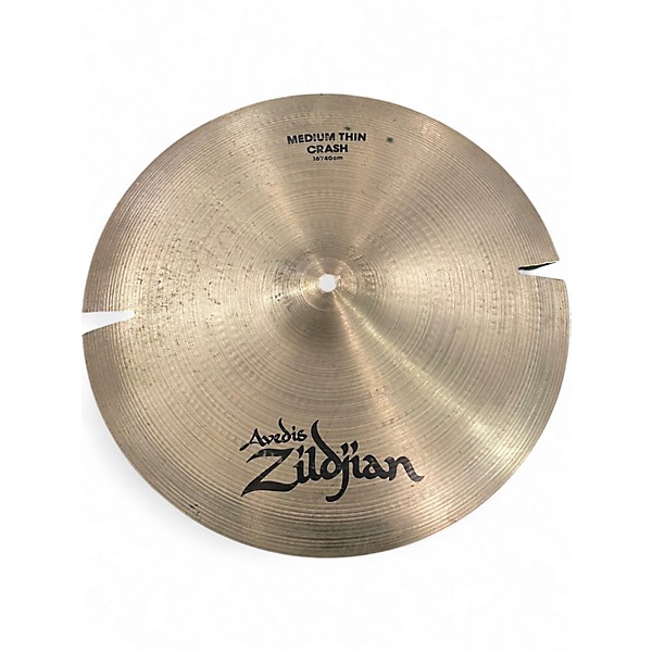 Used Zildjian 16in Medium Thin Crash Cymbal