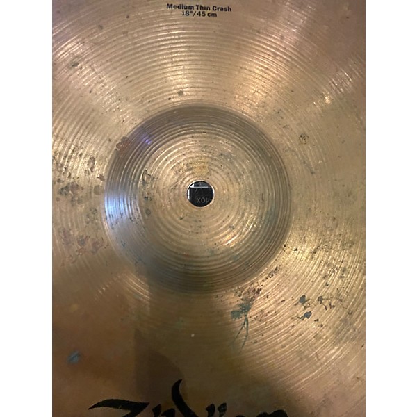 Used Zildjain 18in ZXT Medium Thin Crash Cymbal