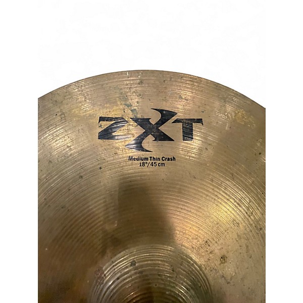 Used Zildjain 18in ZXT Medium Thin Crash Cymbal