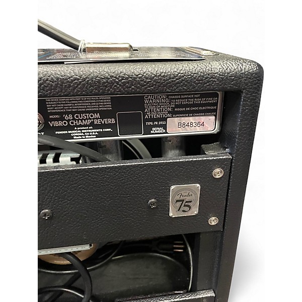 Used Fender 1968 Vibro Champ Reverb Tube Guitar Combo Amp