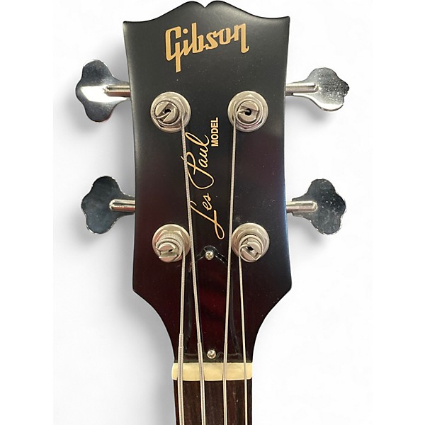 Used Gibson Les Paul Junior Tribute DC Bass WORN BLUE Electric Bass Guitar