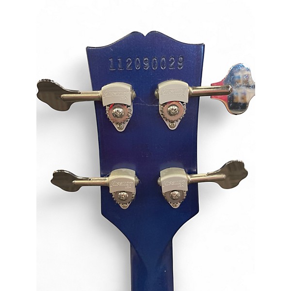 Used Gibson Les Paul Junior Tribute DC Bass WORN BLUE Electric Bass Guitar