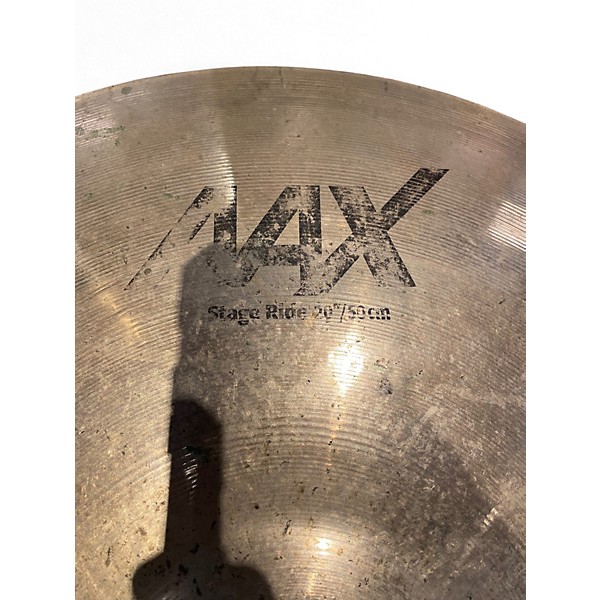 Used SABIAN 20in AAX Stage Ride Cymbal
