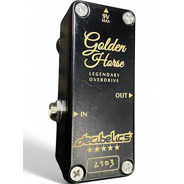 Used Decibelics Golden Horse Klone Klon Centaur Clone Effect Pedal