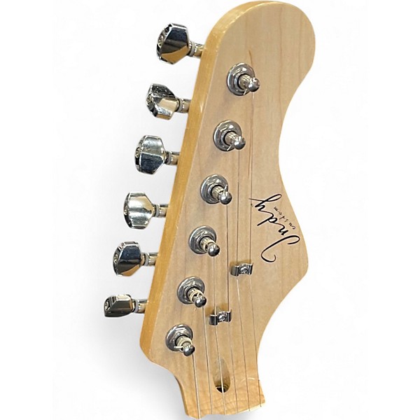 Used Indy Custom STRAT BLACK Solid Body Electric Guitar