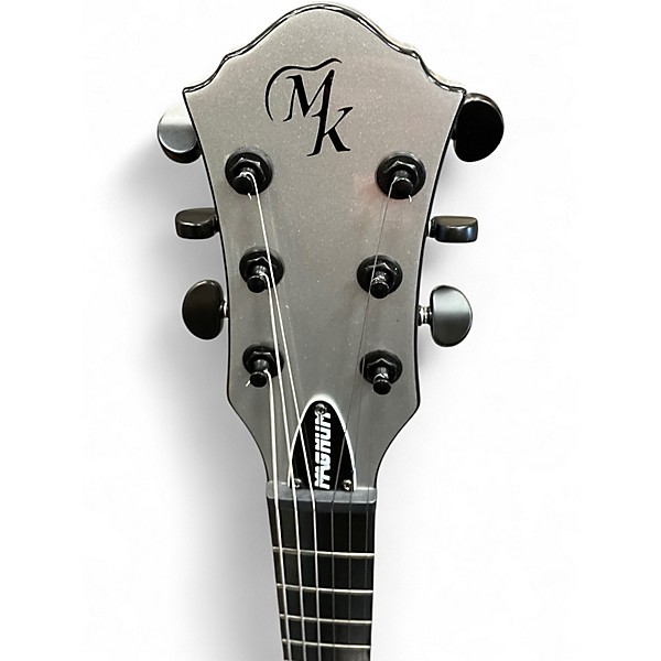 Used Michael Kelly Magnum Silver Solid Body Electric Guitar