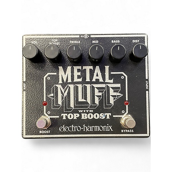 Used Electro-Harmonix Metal Muff Distortion With Top Boost Effect Pedal