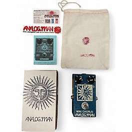 Used Analogman Mini Chorus Effect Pedal