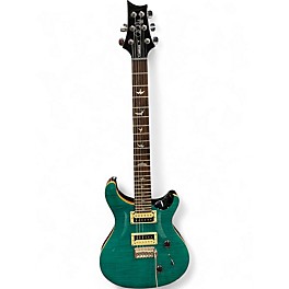 Used PRS SE Custom 24 Turquoise Solid Body Electric Guitar