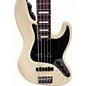 Used Fender American Elite Jazz Bass 5 String Olympic White Electric Bass Guitar