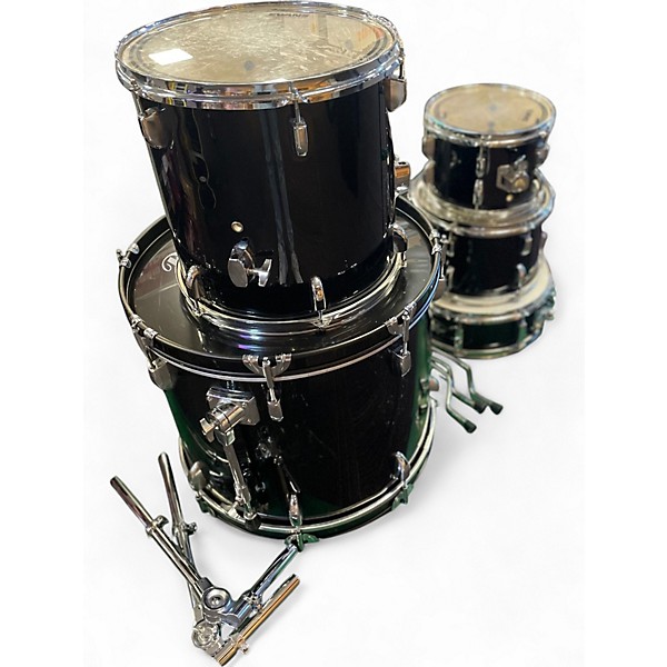 Used Pearl 5 Piece roadshow Black Drum Kit