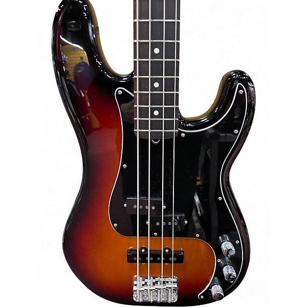 Used Fender American Performer Precision Bass 2 Color Sunburst Electric Bass Guitar
