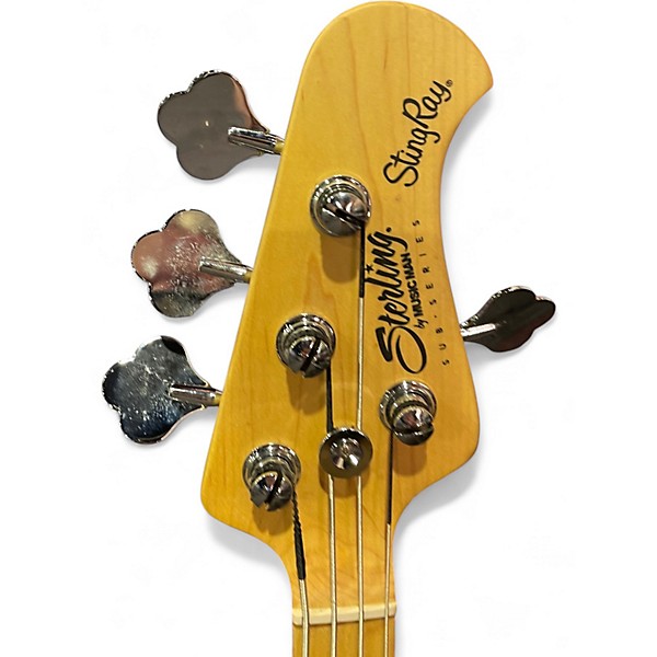 Used Sterling by Music Man Ray4 Black Electric Bass Guitar