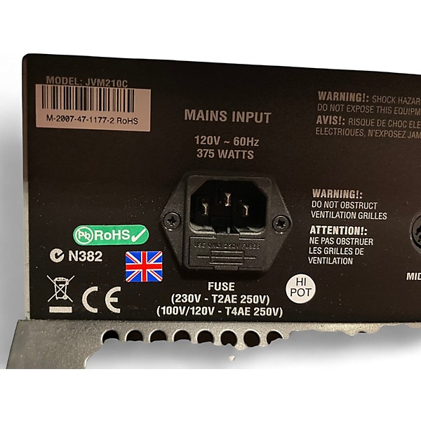 Used Marshall JVM210C 100W 2x12 Tube Guitar Amp Head