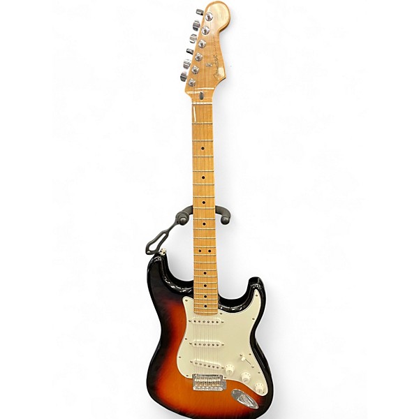 Used Fender Player Stratocaster 3 Color Sunburst Solid Body Electric Guitar