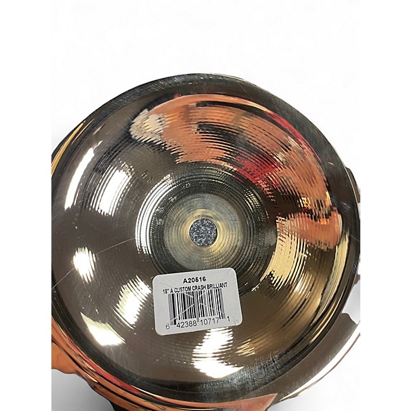 Used Zildjian 18in A Custom Crash Cymbal
