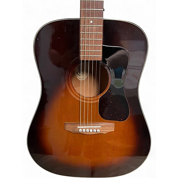 Used Guild D25 2 Tone Sunburst Acoustic Guitar