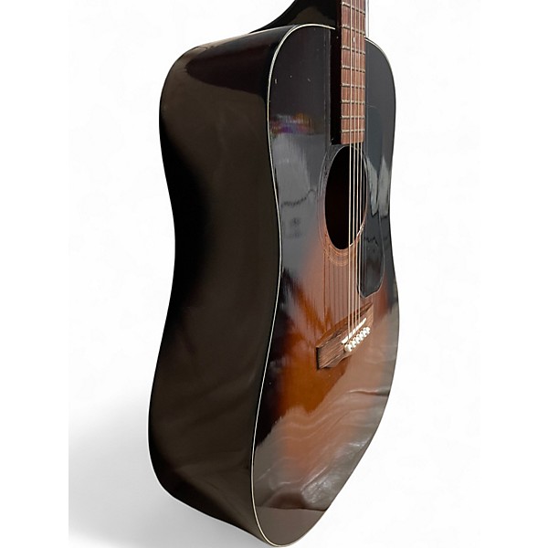 Used Guild D25 2 Tone Sunburst Acoustic Guitar