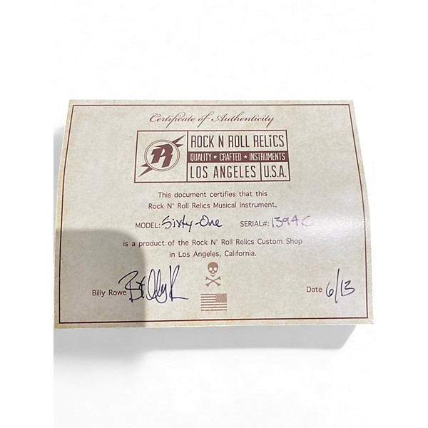 Used Rock N Roll Relics SIXTY-ONE HERTIAGE CHERRY RELIC Solid Body Electric Guitar