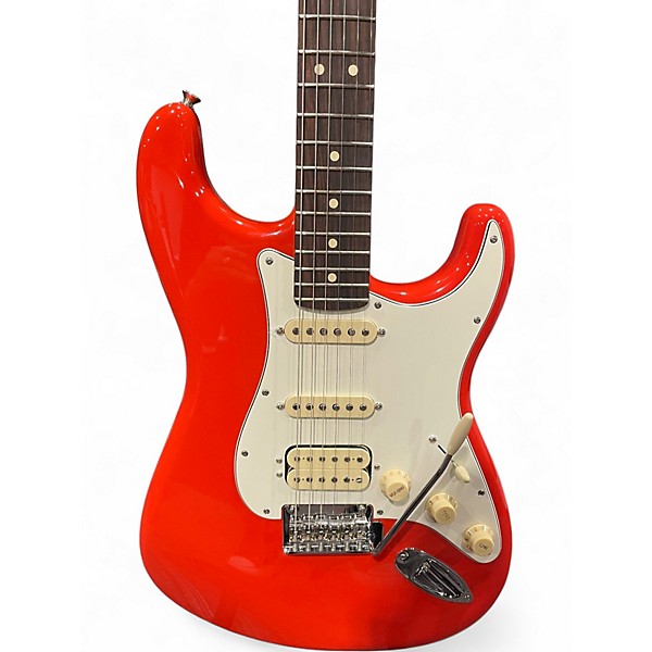 Used Fender Player II Stratocaster Coral Red Solid Body Electric Guitar