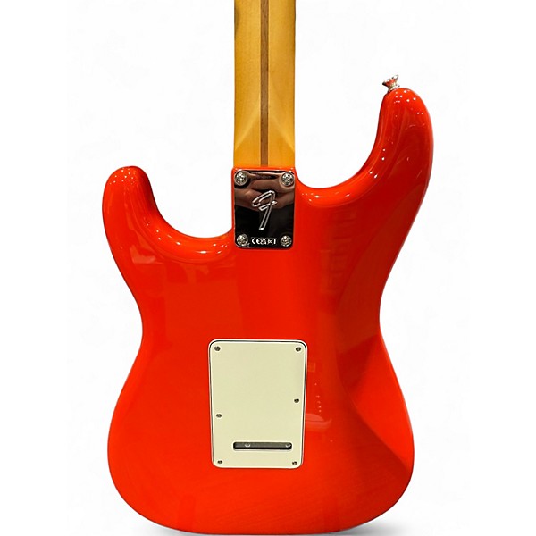 Used Fender Player II Stratocaster Coral Red Solid Body Electric Guitar