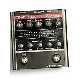 Used TC Helicon VoiceTone Correct Vocal Processor