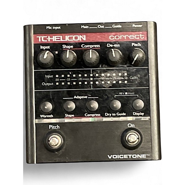 Used TC Helicon VoiceTone Correct Vocal Processor