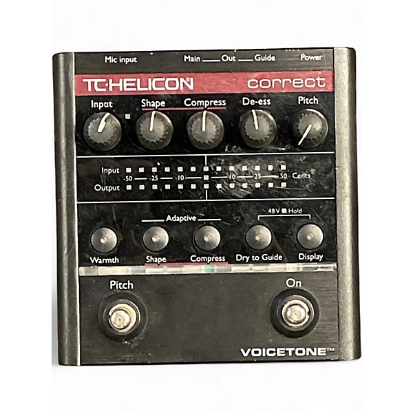 Used TC Helicon VoiceTone Correct Vocal Processor