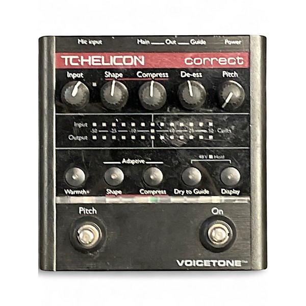 Used TC Helicon VoiceTone Correct Vocal Processor