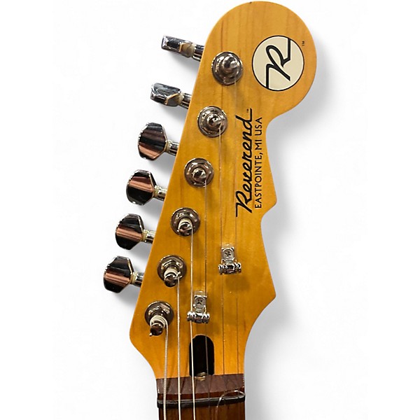 Used Reverend Hitman White Solid Body Electric Guitar