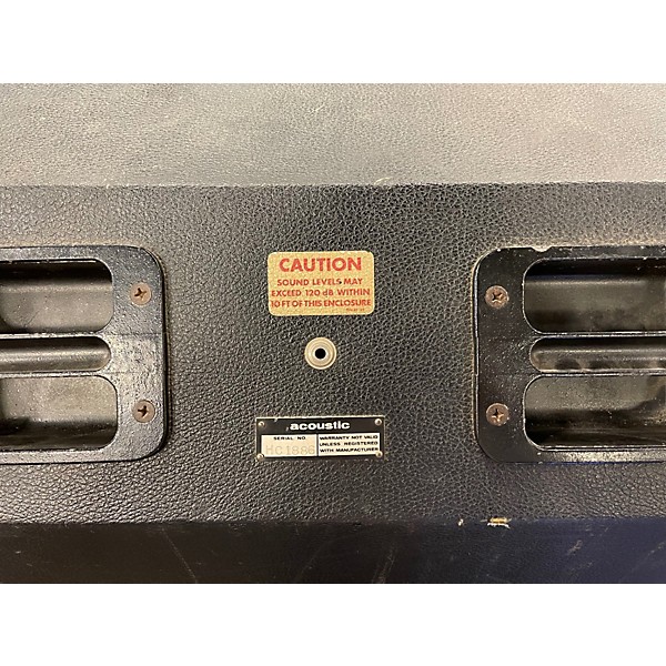 Used Acoustic 301 TRANSDUCER BASS CAB Bass Cabinet