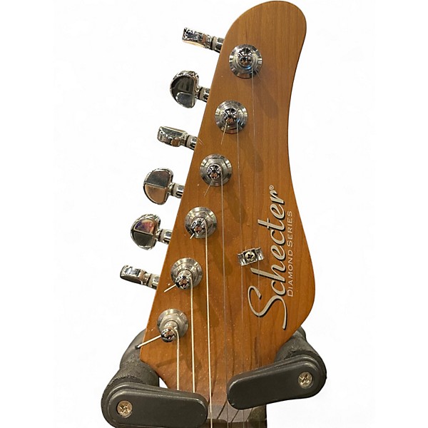 Used 2022 Schecter Guitar Research Nick Johnston Signature White Solid Body Electric Guitar