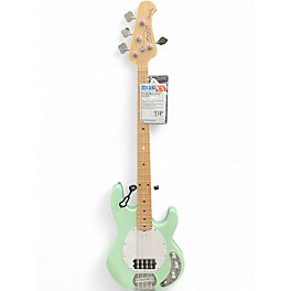 Used Sterling by Music Man Ray4 Mint Green Electric Bass Guitar