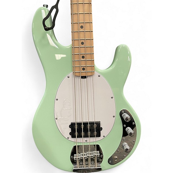 Used Sterling by Music Man Ray4 Mint Green Electric Bass Guitar