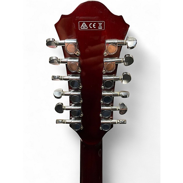 Used Ibanez AS7312 12 String Artcore Cherry Red Hollow Body Electric Guitar