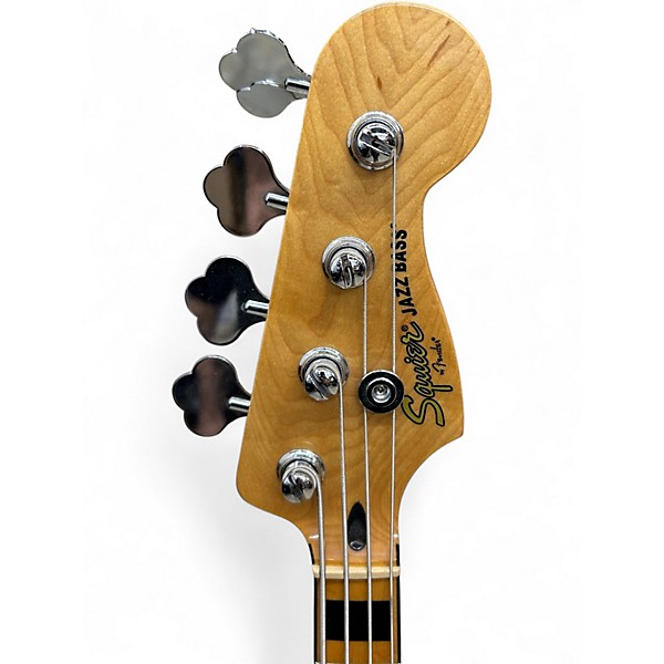 Used Squier Classic Vibe 70s Jazz Bass Natural Electric Bass Guitar