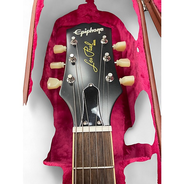 Used Epiphone Inspired By Gibson 1959 Les Paul Iced Tea Solid Body Electric Guitar