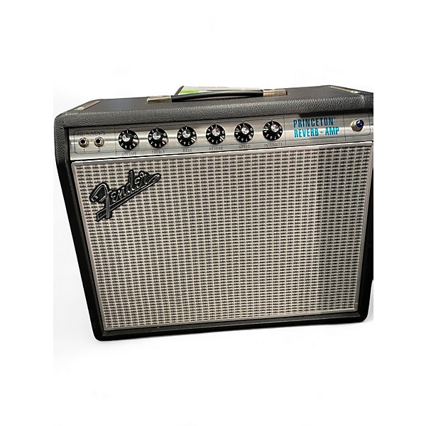 Used Fender 1968 Custom Princeton Reverb 12W 1x10 Tube Guitar Combo Amp