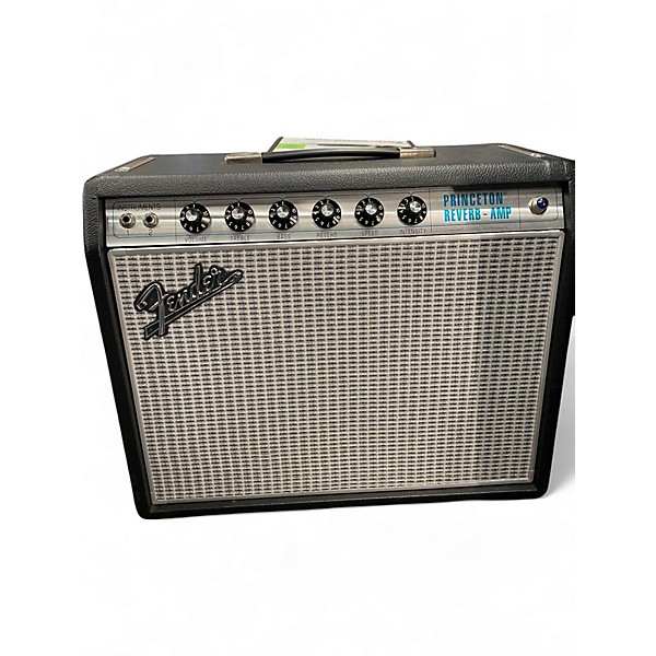 Used Fender 1968 Custom Princeton Reverb 12W 1x10 Tube Guitar Combo Amp