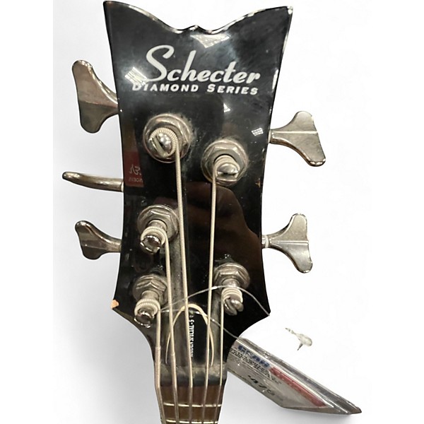 Used Schecter Guitar Research Raiden Special 5 String Trans Crimson Red Electric Bass Guitar