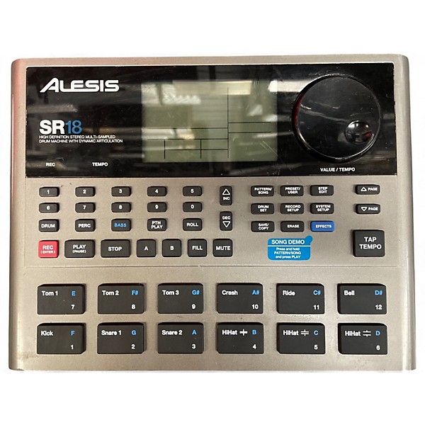 Used Alesis SR18 Drum Machine