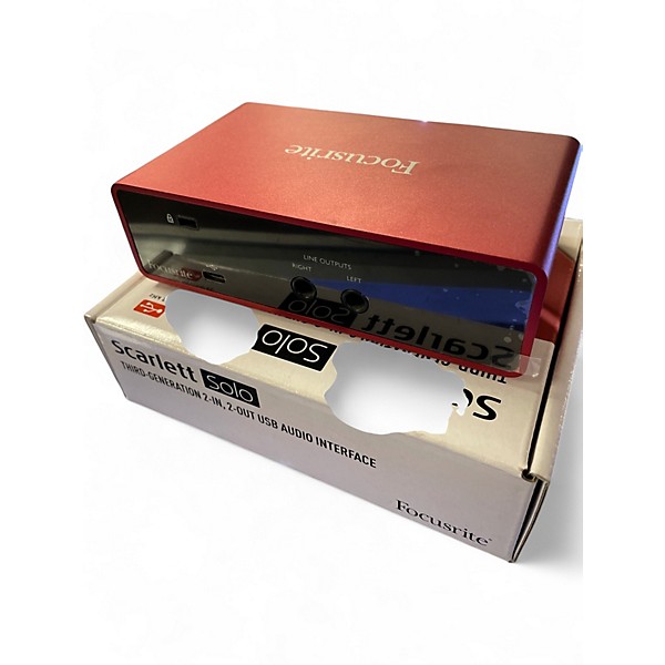 Used Focusrite Scarlett Solo Gen 3 Audio Interface