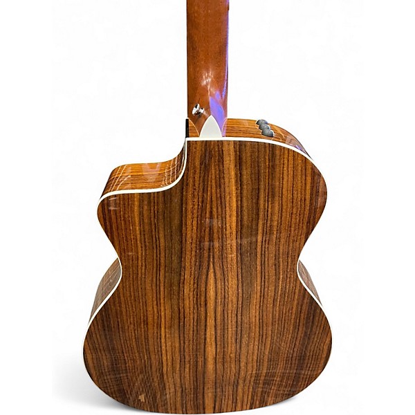 Used Taylor 214CE Deluxe Natural Acoustic Electric Guitar