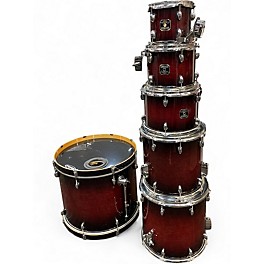 Used Gretsch Drums 7 Piece Catalina Maple Red Drum Kit