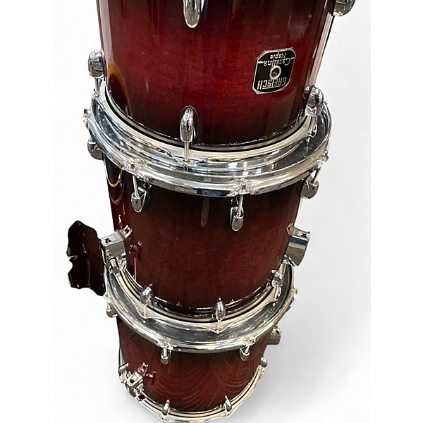 Used Gretsch Drums 7 Piece Catalina Maple Red Drum Kit