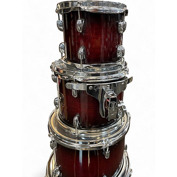 Used Gretsch Drums 7 Piece Catalina Maple Red Drum Kit