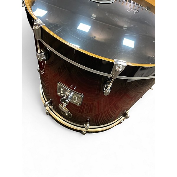 Used Gretsch Drums 7 Piece Catalina Maple Red Drum Kit