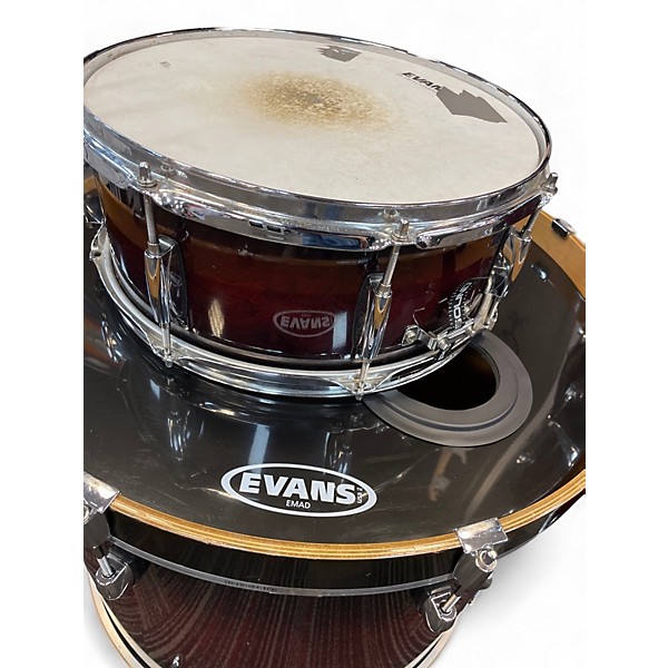 Used Gretsch Drums 7 Piece Catalina Maple Red Drum Kit