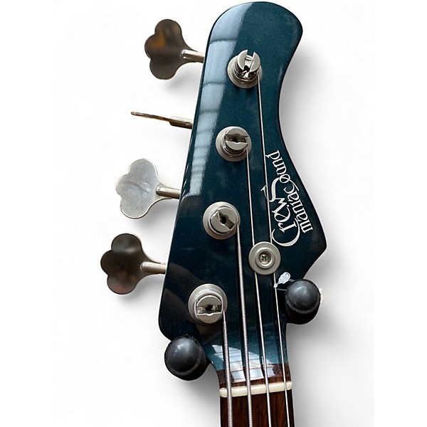 Used Crews Maniac Sound JB Modern Lake Placid Blue Electric Bass Guitar