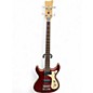 Used Eastwood HI FLYER Red Sparkle Electric Bass Guitar thumbnail